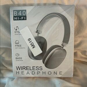 Wireless B40 Hi‑Fi Headphones in Blue